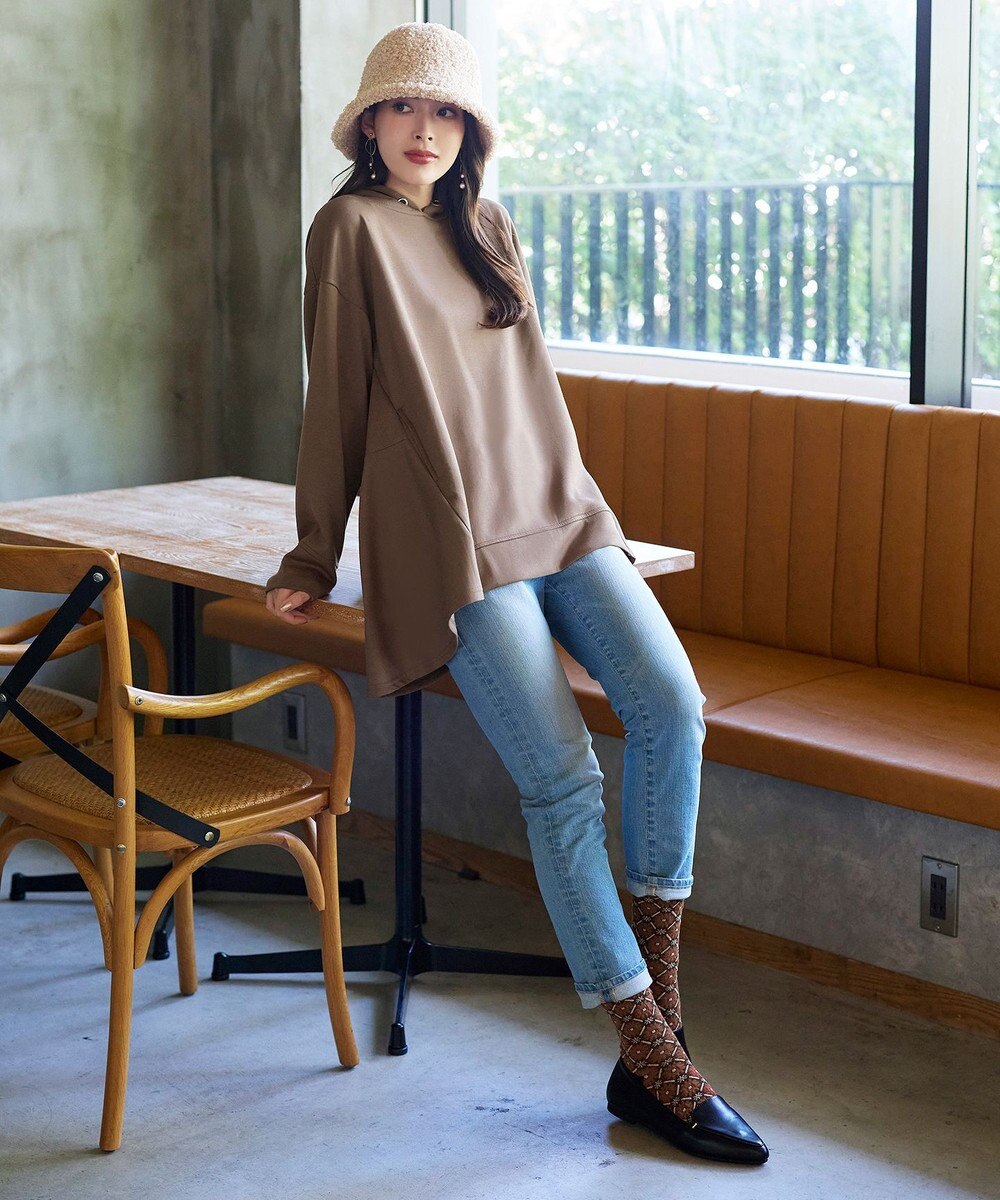 Tiaclasse 花柄ジャガード編みソックス 