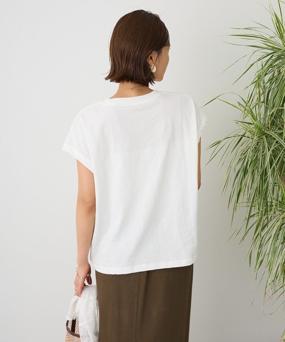 CRAFT STANDARD BOUTIQUE カットクレープクルーネックTシャツ 