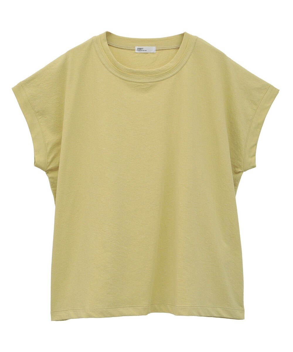 CRAFT STANDARD BOUTIQUE カットクレープクルーネックTシャツ 