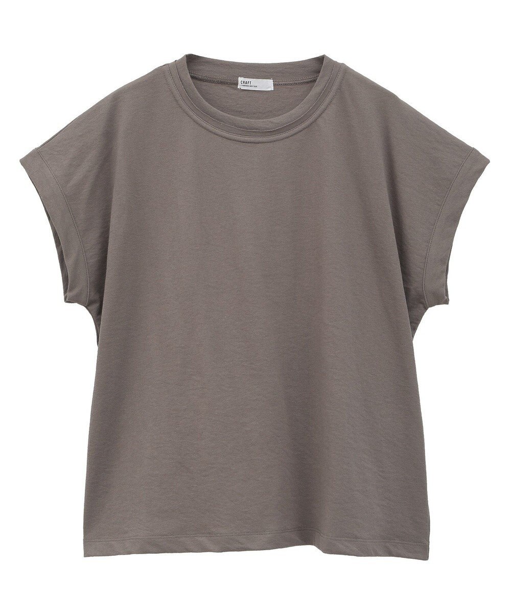 CRAFT STANDARD BOUTIQUE カットクレープクルーネックTシャツ 