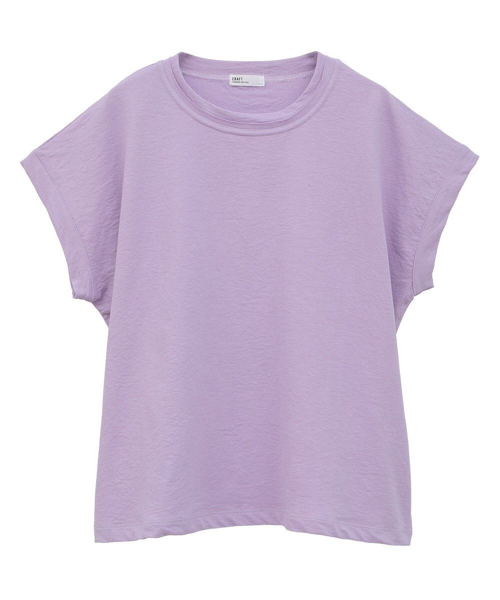 CRAFT STANDARD BOUTIQUE カットクレープクルーネックTシャツ 