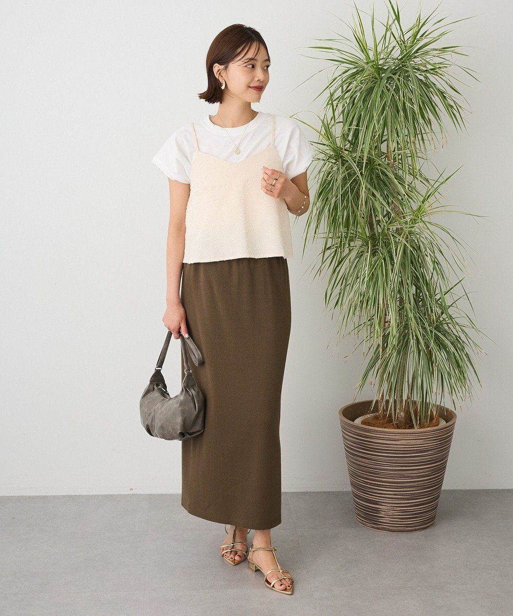 CRAFT STANDARD BOUTIQUE カットクレープクルーネックTシャツ 