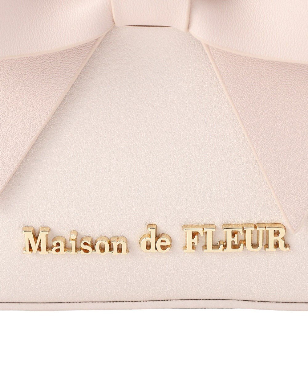 Maison de FLEUR ローズブーケキューブショルダーバッグ 