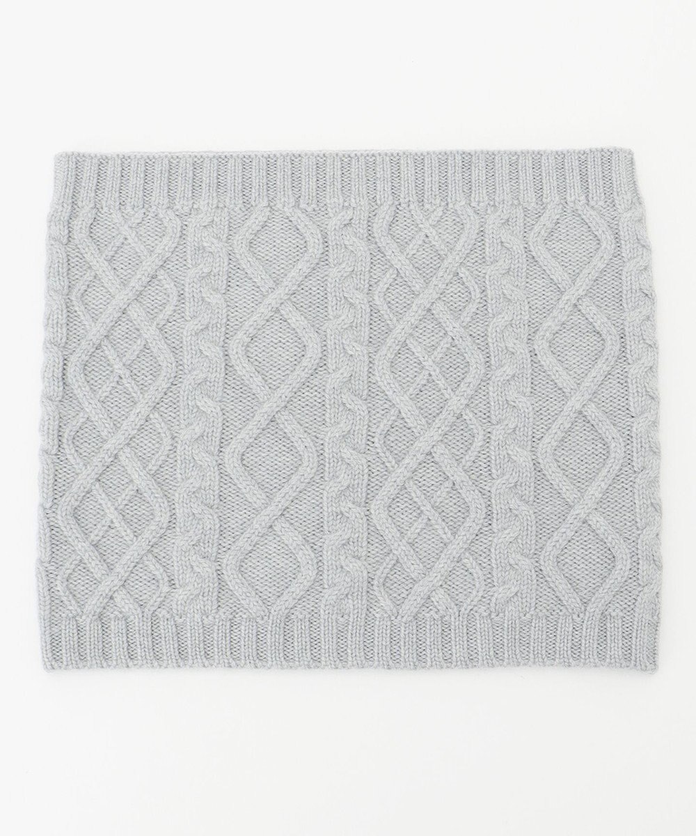 J.PRESS LADIES 【WEB限定・洗える】VICTORIAアランニット ネックウォーマー 