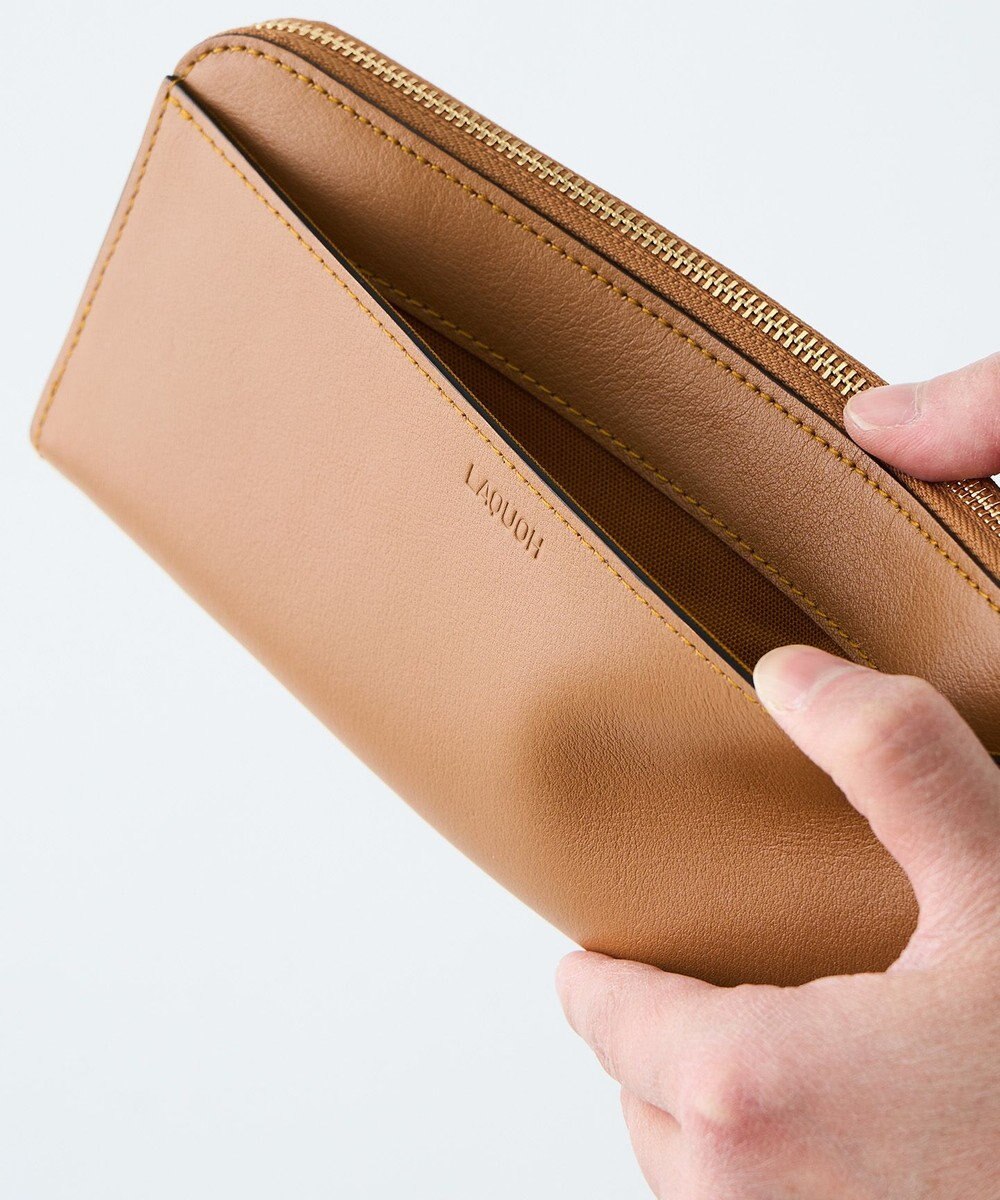 MIYABIYA LAQUOHクロス柄ジャガード財布 