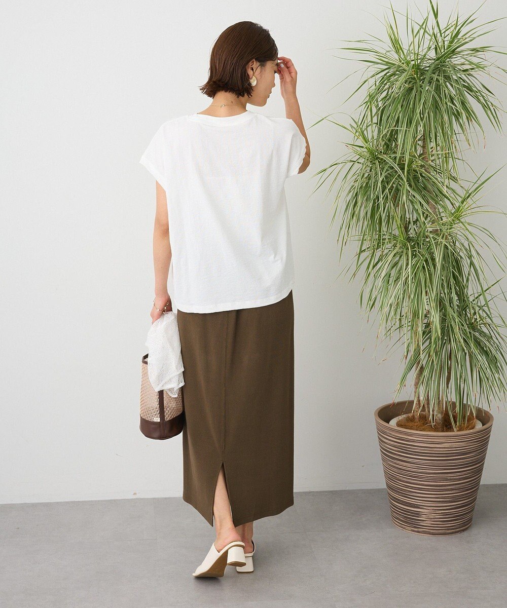 CRAFT STANDARD BOUTIQUE カットクレープクルーネックTシャツ 