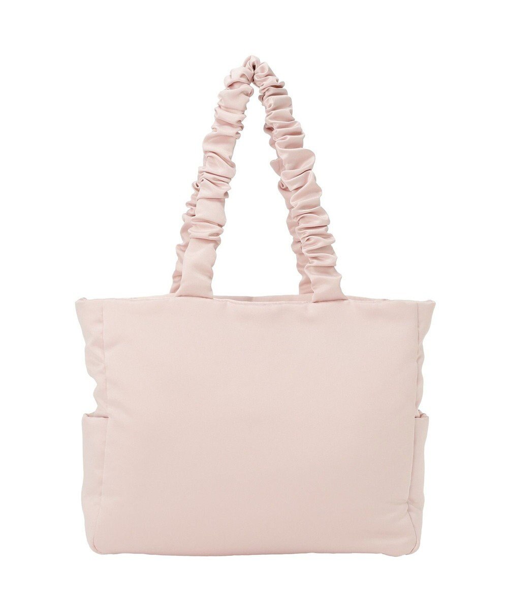 Maison de FLEUR ローズリボン刺繍パファートートバッグ 