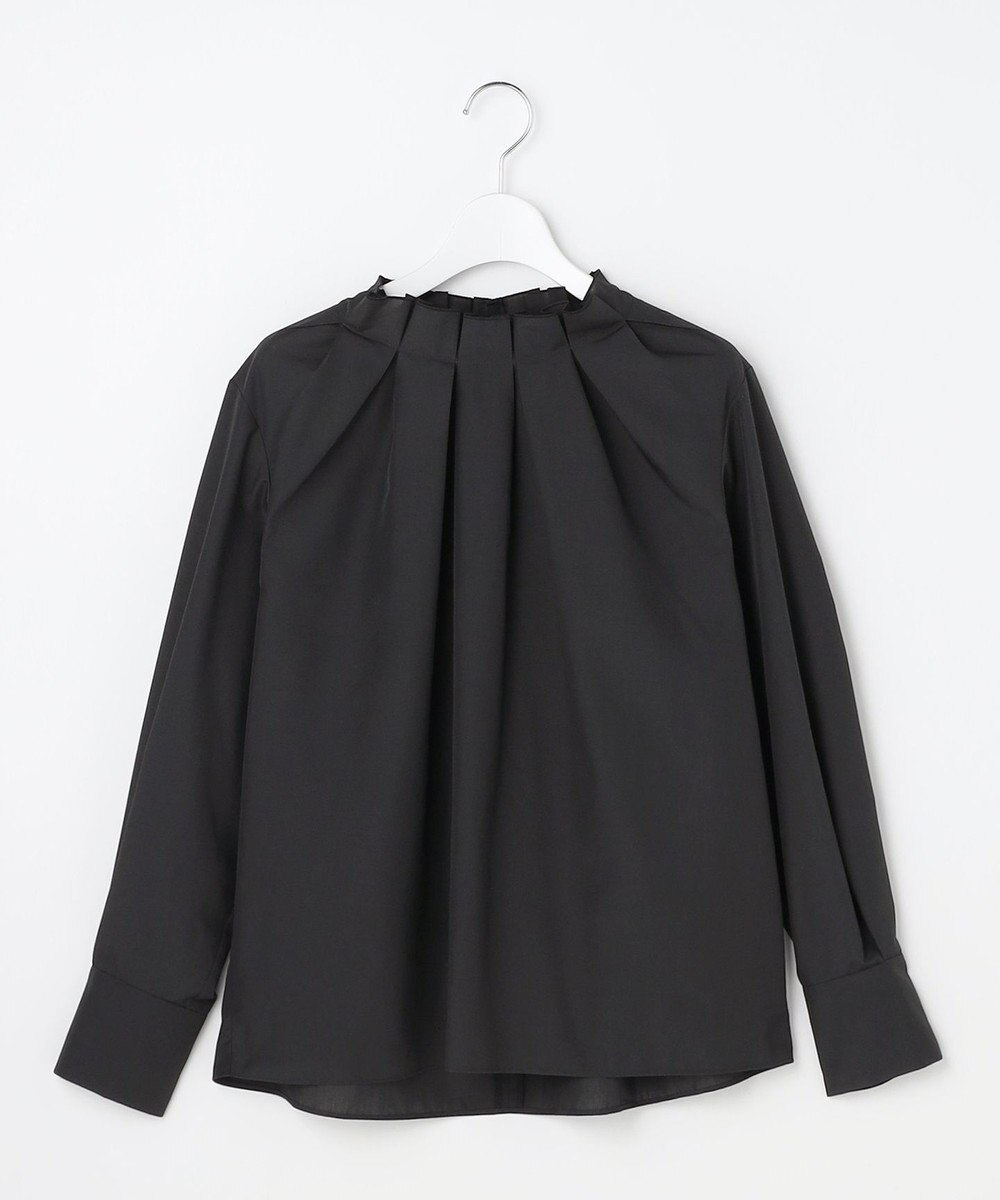 自由区 【カタログ掲載】ナチュラルタッチスタンドカラー ブラウス 
