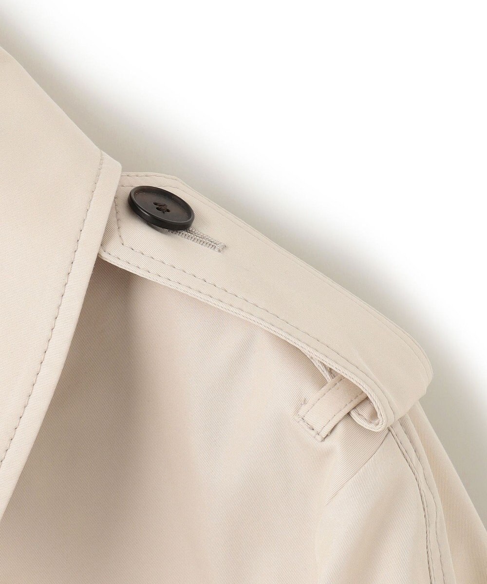 23区 コットンポリエステルギャバジン ショート トレンチ コート 