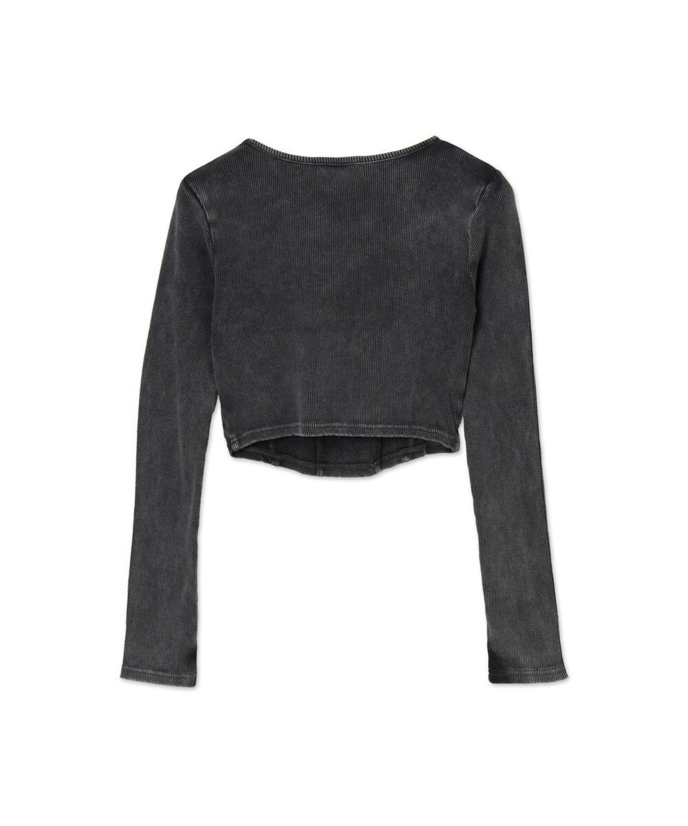 WEGO ヴィンテージウォッシュコルセットデザイントップス 