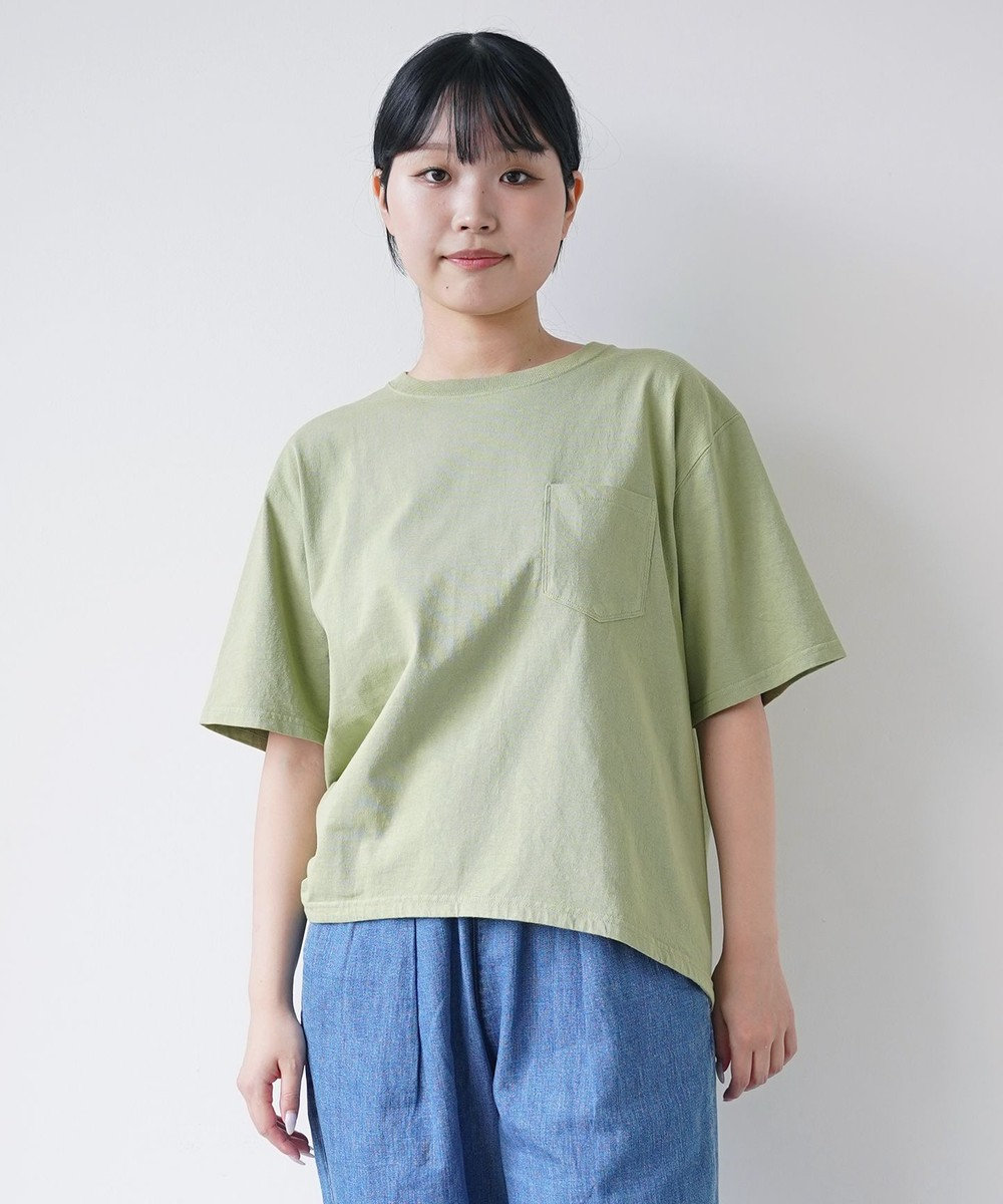 caqu caqu x good on short sleeve pocket tee リラックスフィットポケットTシャツ 