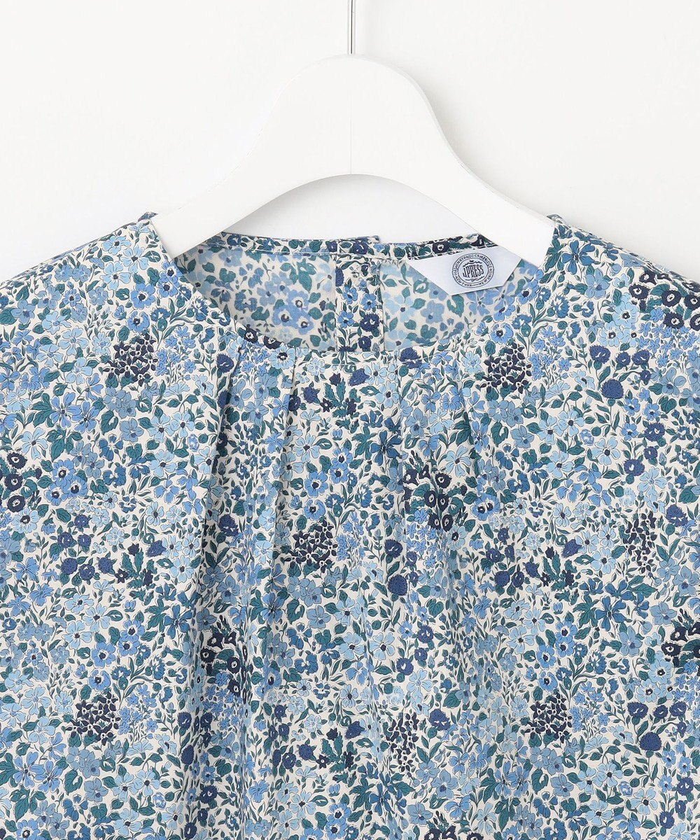 J.PRESS LADIES L 【洗える】LIBERTY Joanna Louise/Phoebe クルーネック ブラウス 