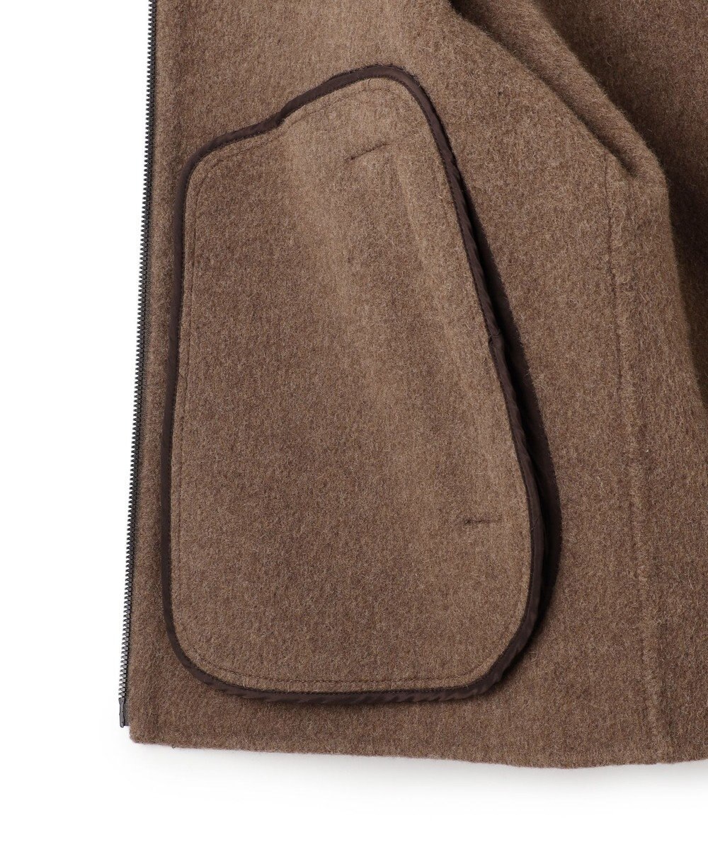 JOSEPH HOMME 【新素材】ウールキャメルリバー　ジップアップブルゾン 