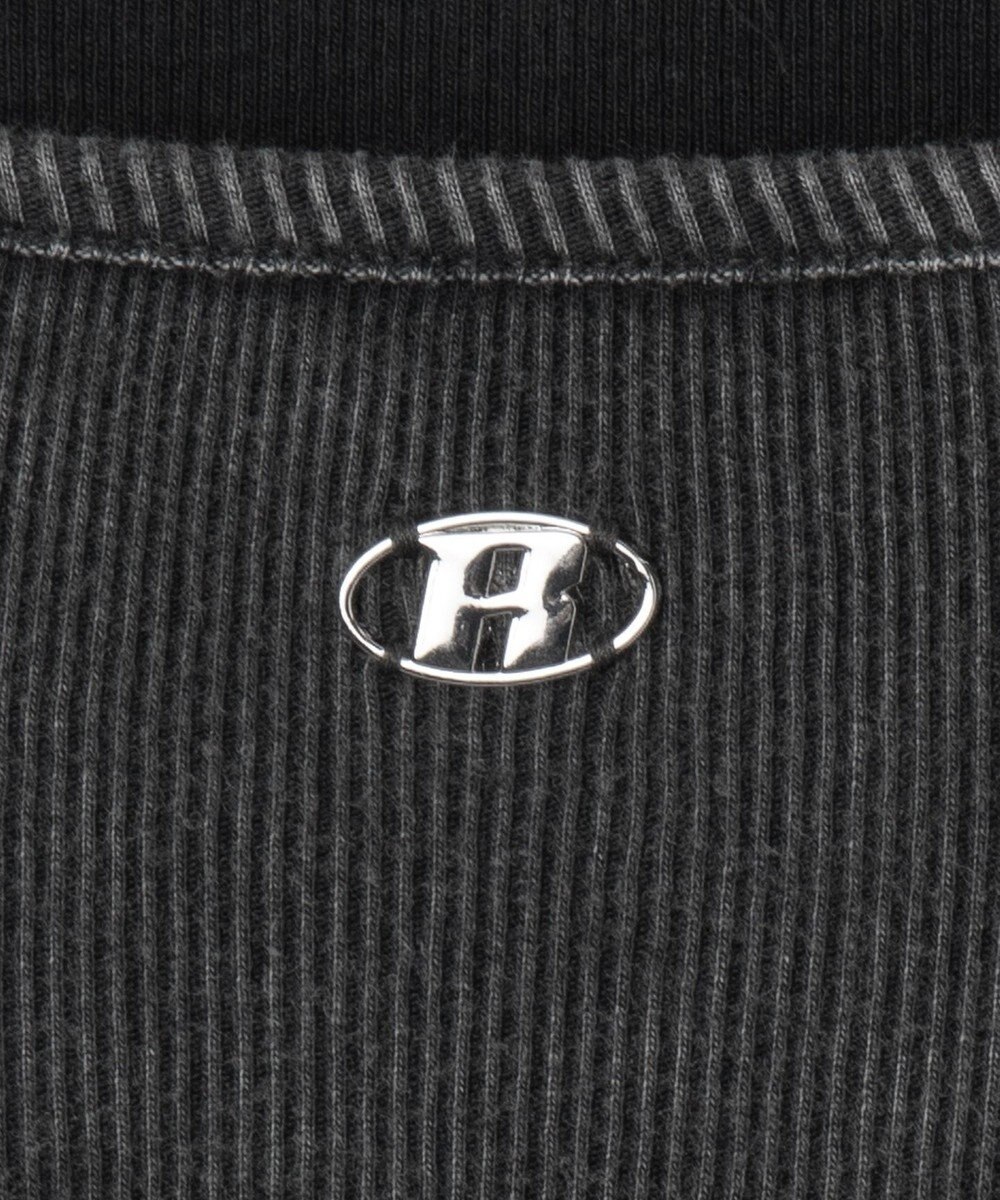 WEGO ヴィンテージウォッシュコルセットデザイントップス 