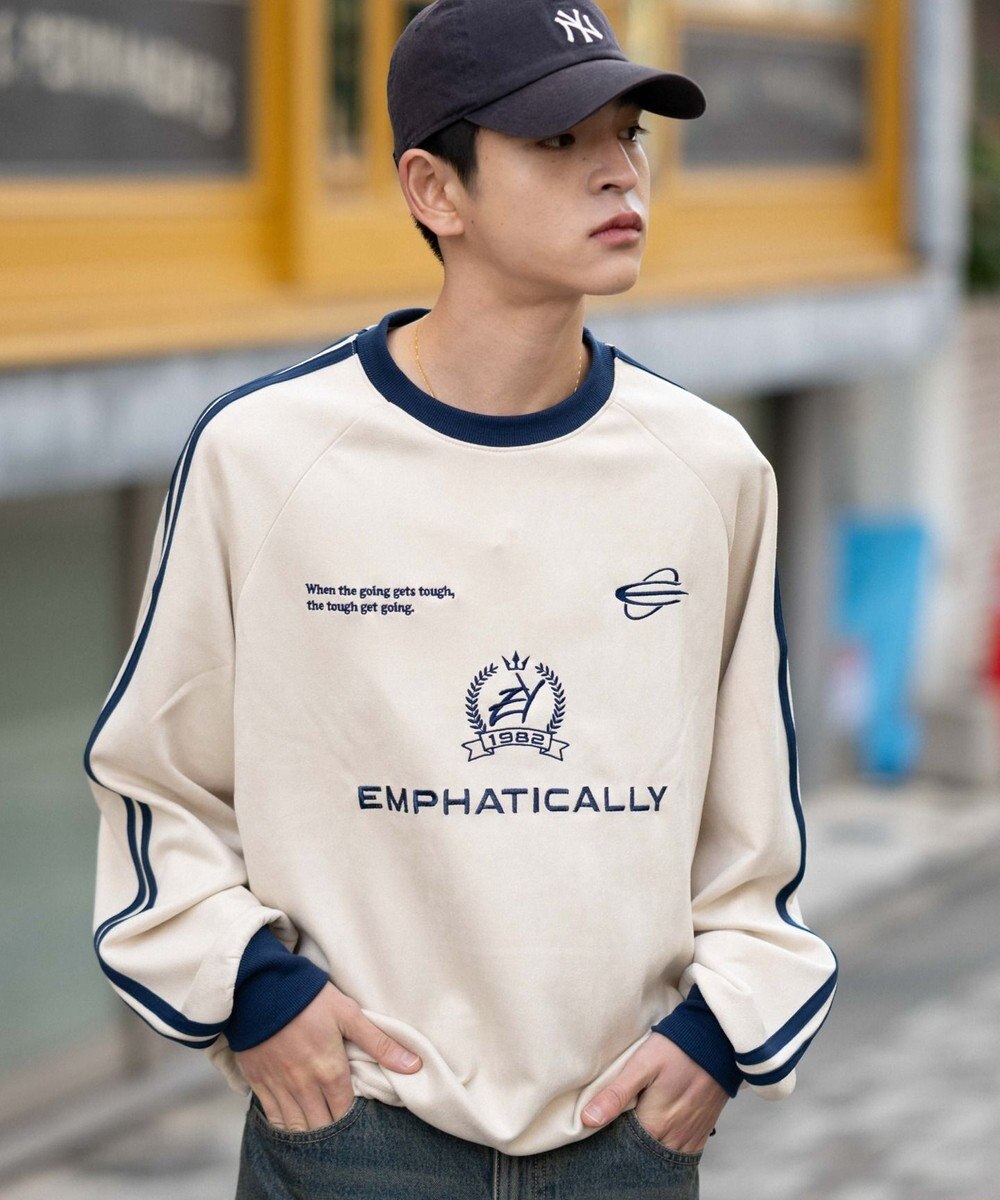 WEGO 【ユニセックス着用ITEM】フェイクスウェードゲームプルオーバー 