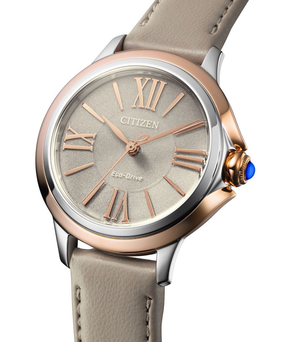 CITIZEN 【上品さと高級感のあるサステナブルウオッチ】電池交換不要 光発電エコ・ドライブ ROUND Collection 