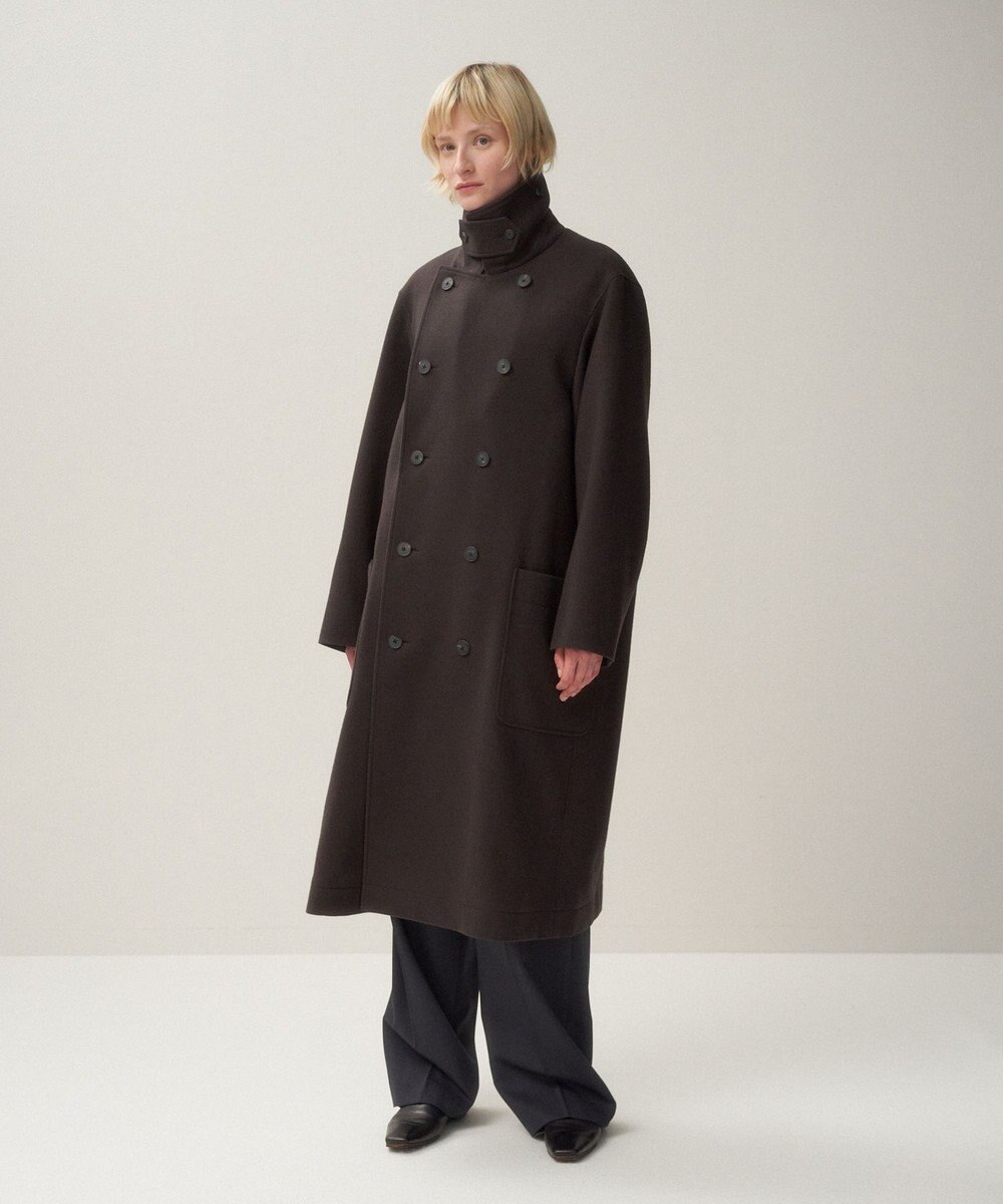 ATON SUPER 160S DOUBLE SAXONY | ダブルブレストコート - UNISEX 