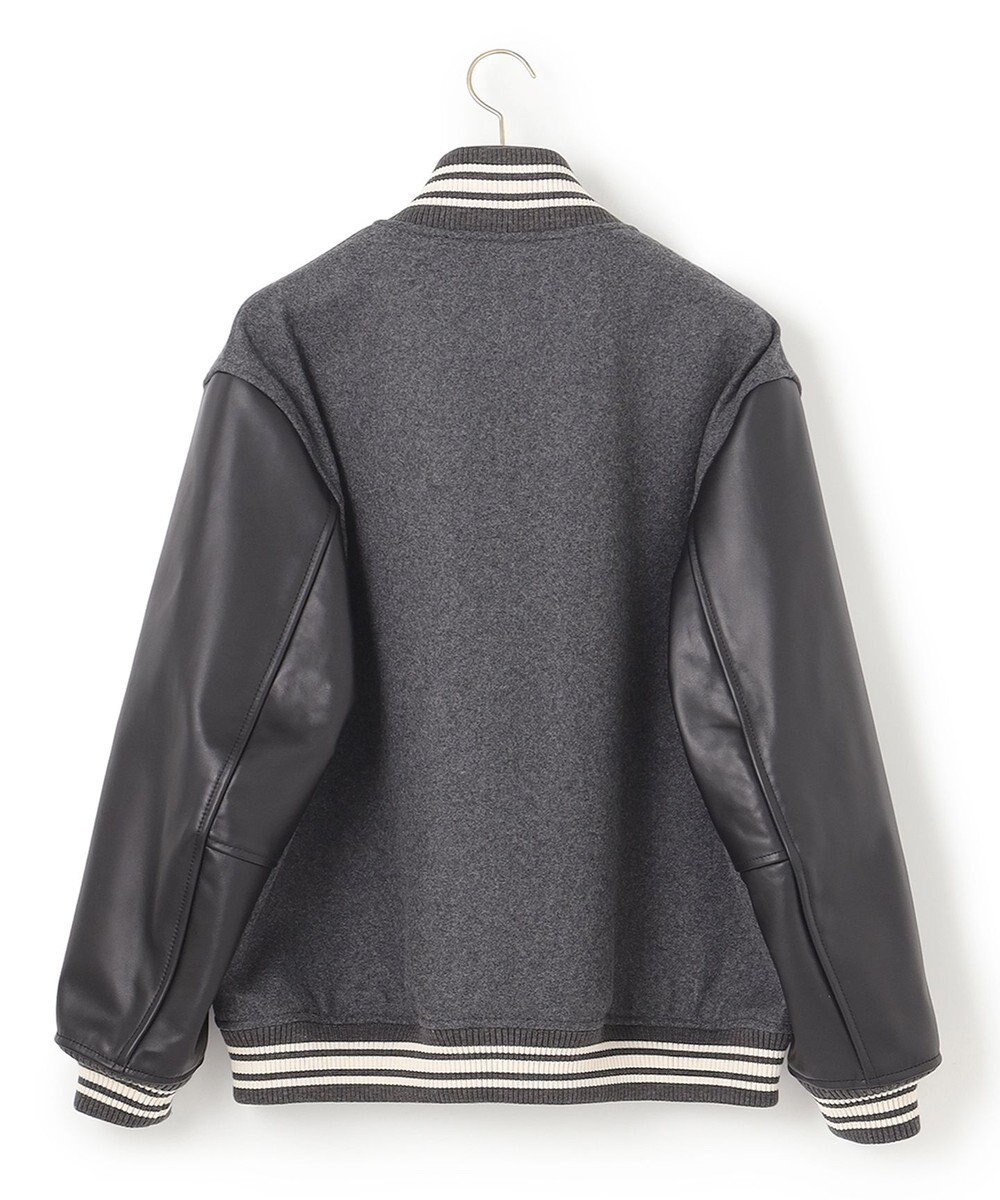 J.PRESS MEN メルトン カウレザー スタジャン 