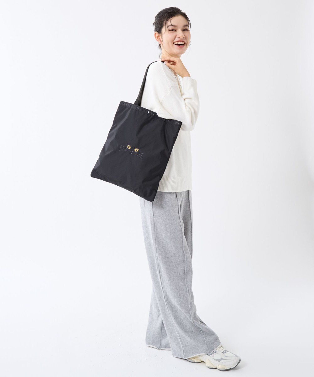 LeSportsac LARGE EMERALD TOTE/ブラックキャッツエンブロイダリー 