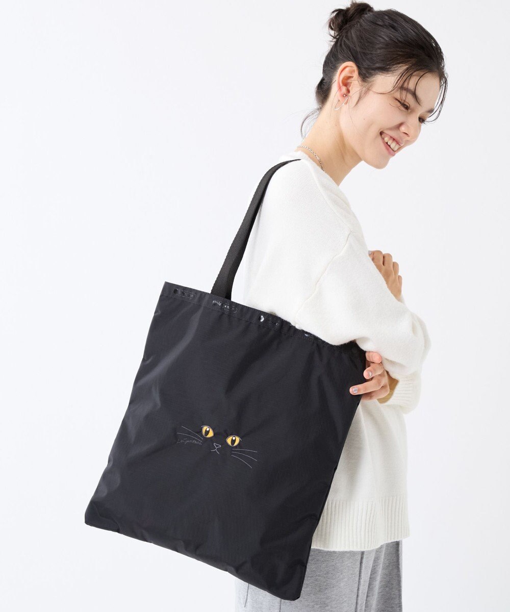 LeSportsac LARGE EMERALD TOTE/ブラックキャッツエンブロイダリー 