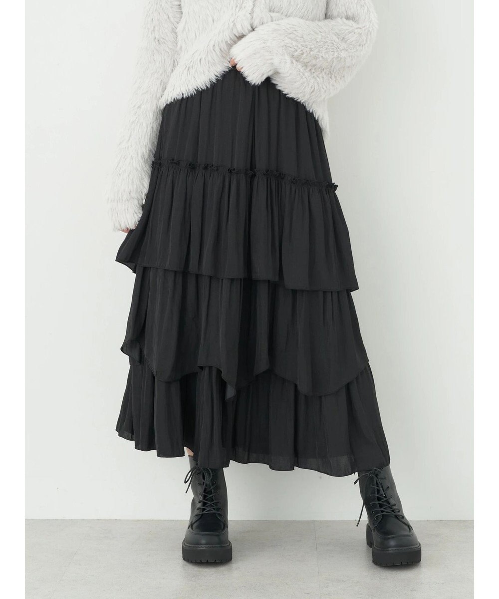 earth music&ecology ランダムティアードスカート 