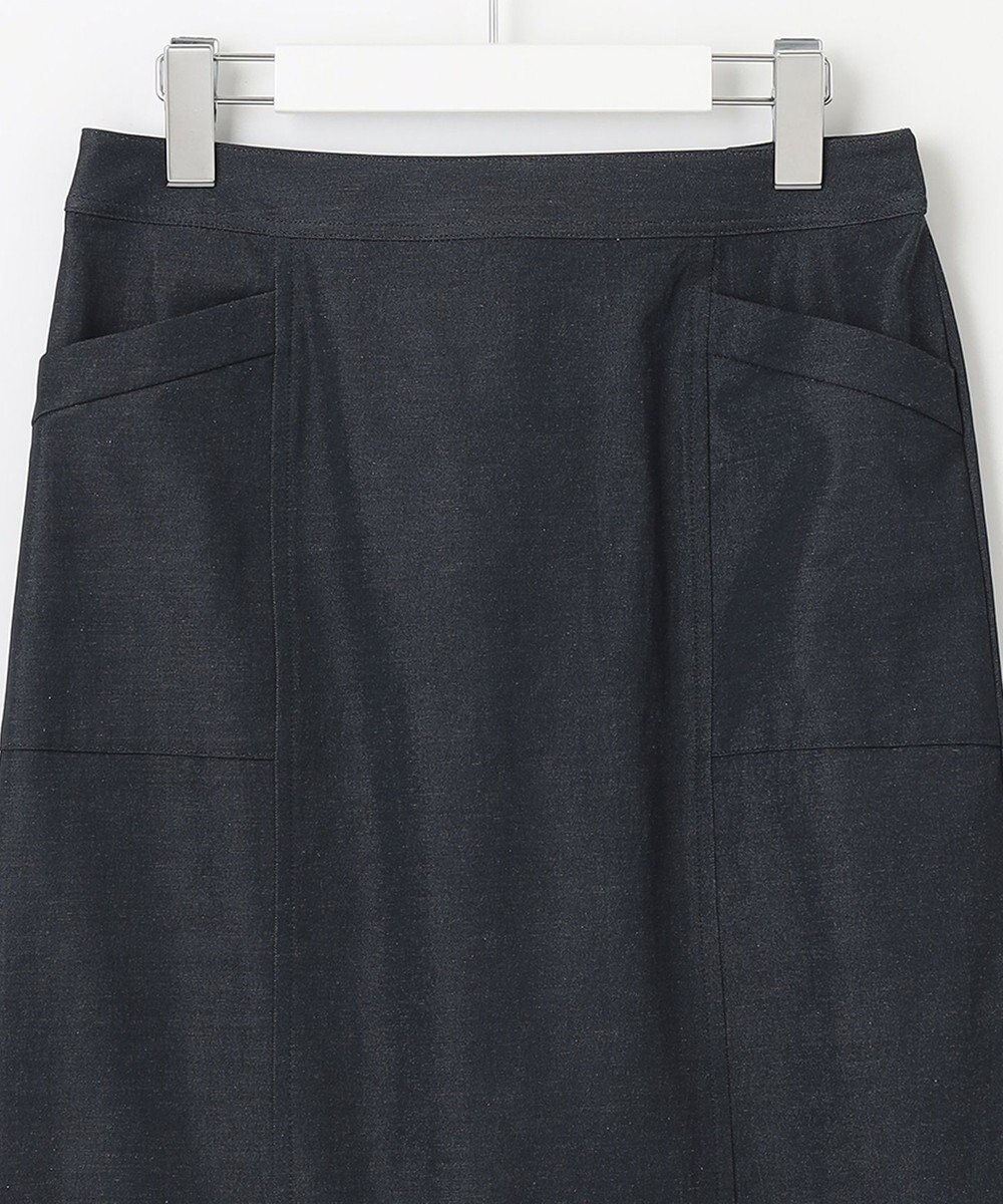 J.PRESS LADIES 【洗える・吸水速乾】コットン麻シェルドライ ナロー スカート 