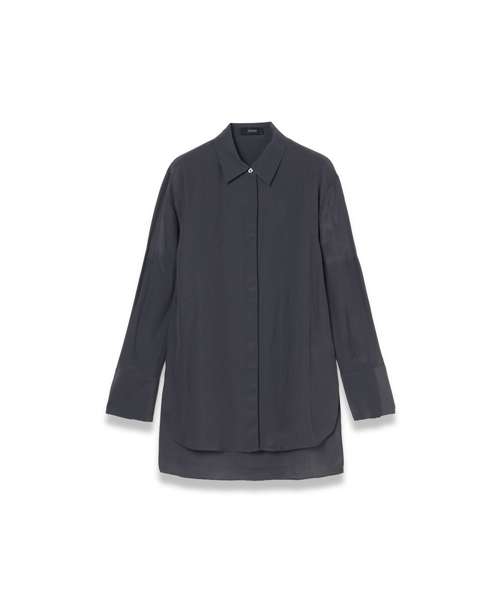 JOSEPH 【WEB＆OUTLET限定】CDC ブレンド シャツカラーブラウス 