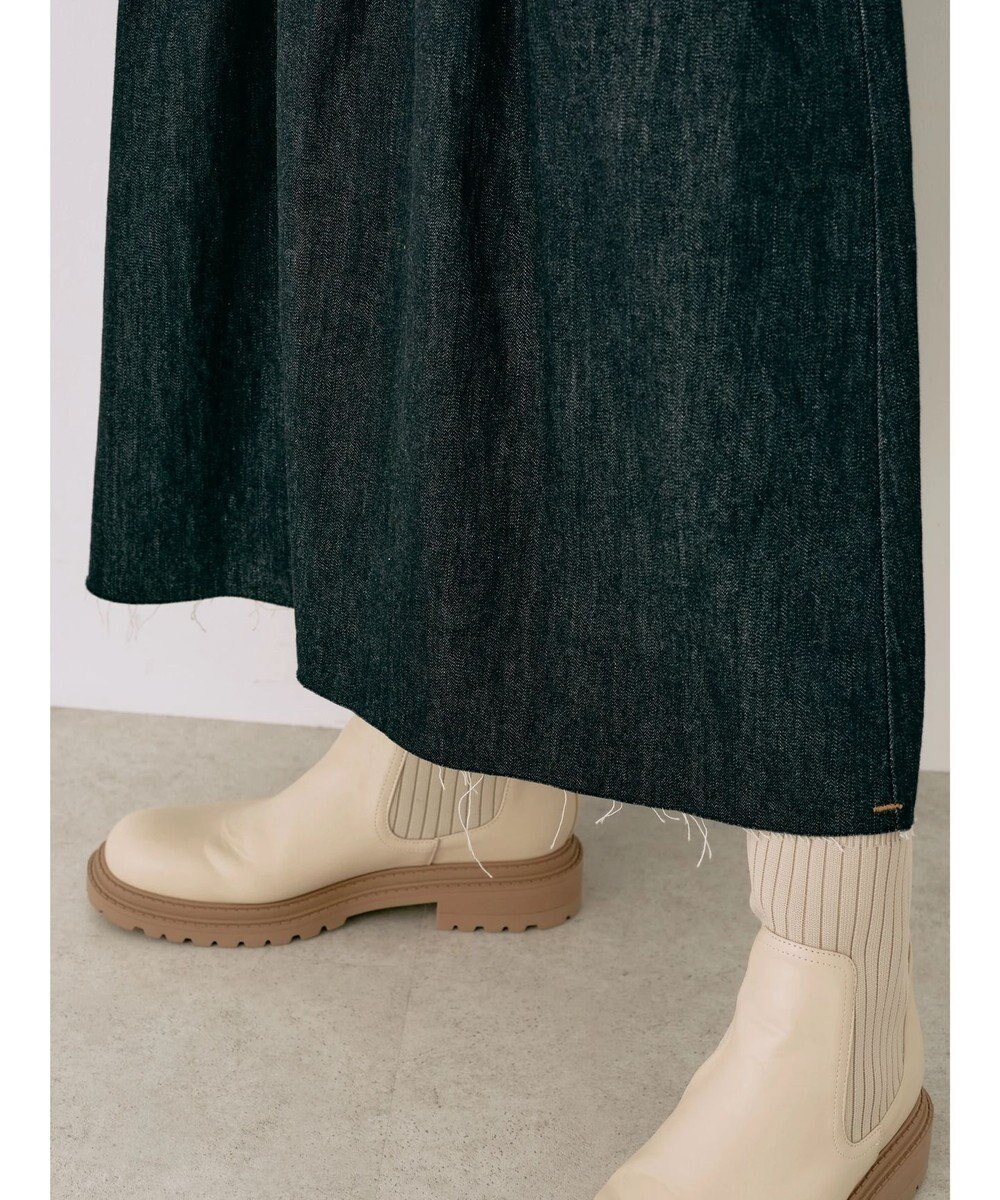 earth music&ecology Ｌｅｅ×ｅ．ｍ．ａ．ｅ．デニムフリルスカート 