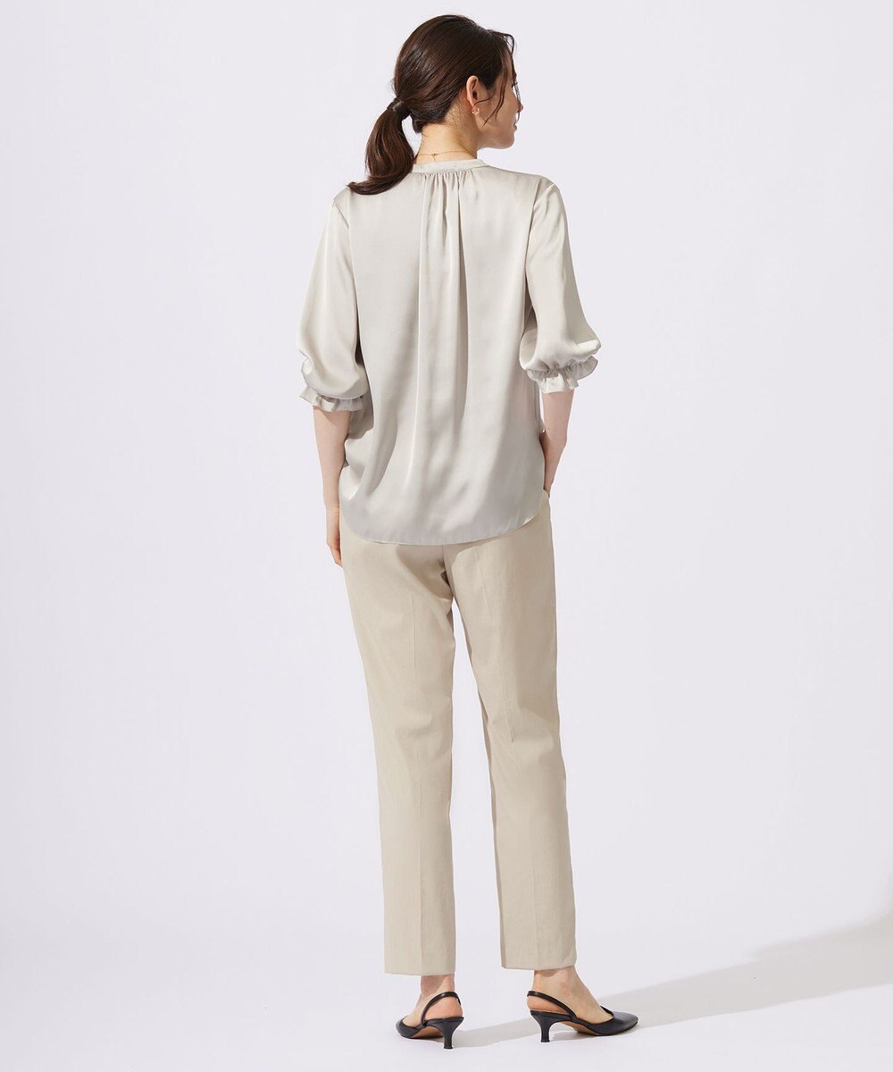 自由区 【カタログ掲載・セットアップ対応・接触冷感・UVケア・洗える】ファンクショナルクロステーパード パンツ 