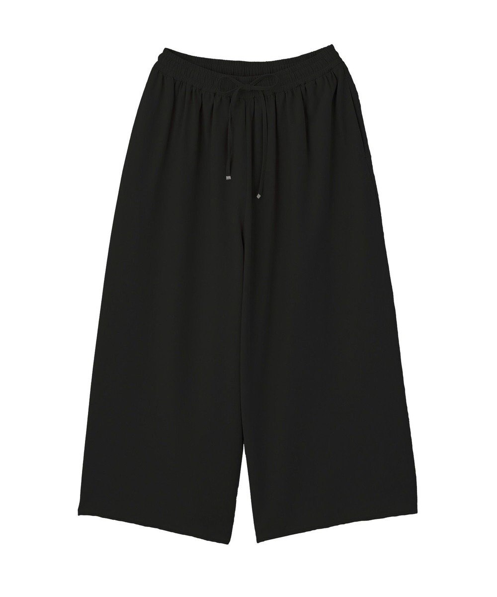 Green Parks イージーケアワイドガウチョパンツ 