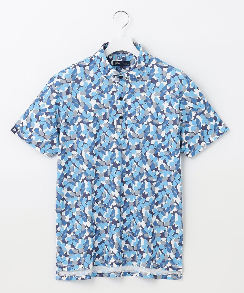 23区GOLF 【MEN】ＳＡＫＵＲＡモチーフプリント 半袖シャツ 