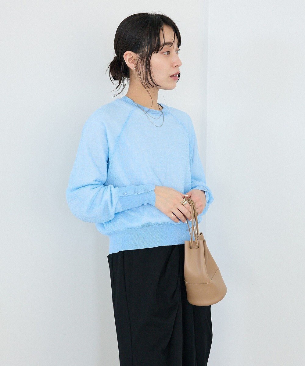 CRAFT STANDARD BOUTIQUE ジョーゼットシアーニットプルオーバー 