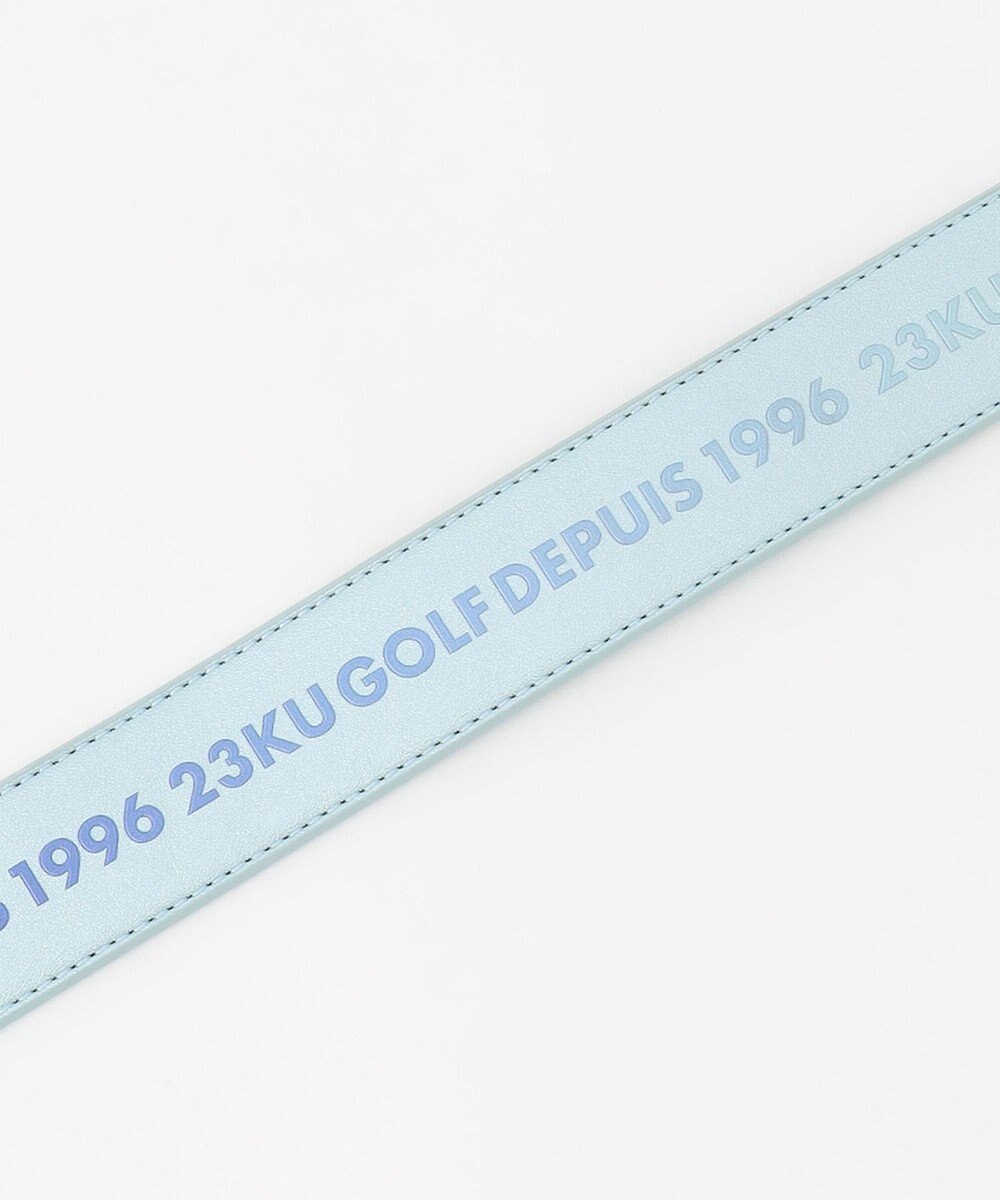 23区GOLF 【WOMEN】グラデーション合皮ロゴベルト 