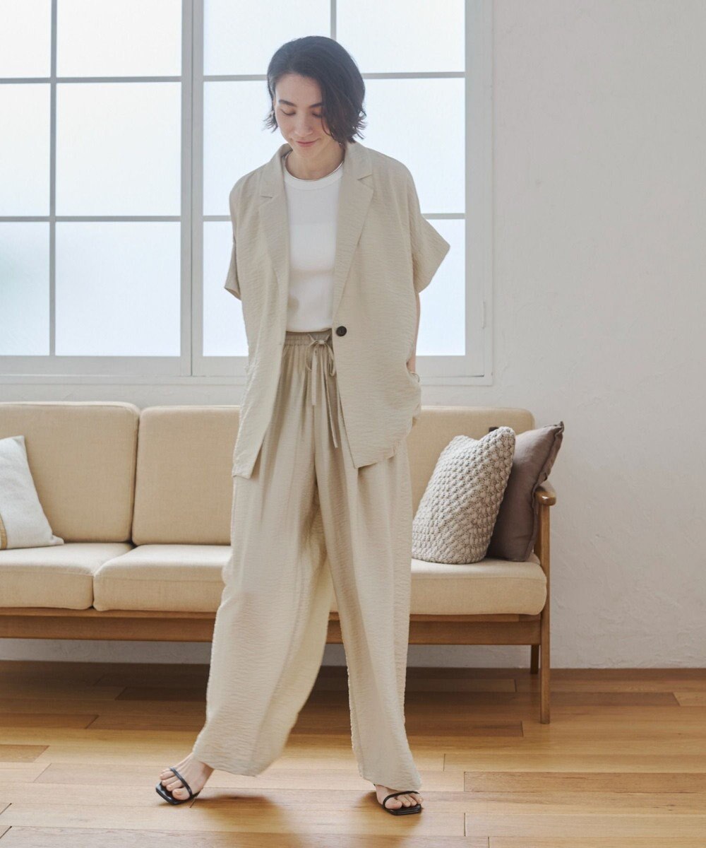 WEGO 【ANGIE VINTAGE】接触冷感半袖ジャケット 
