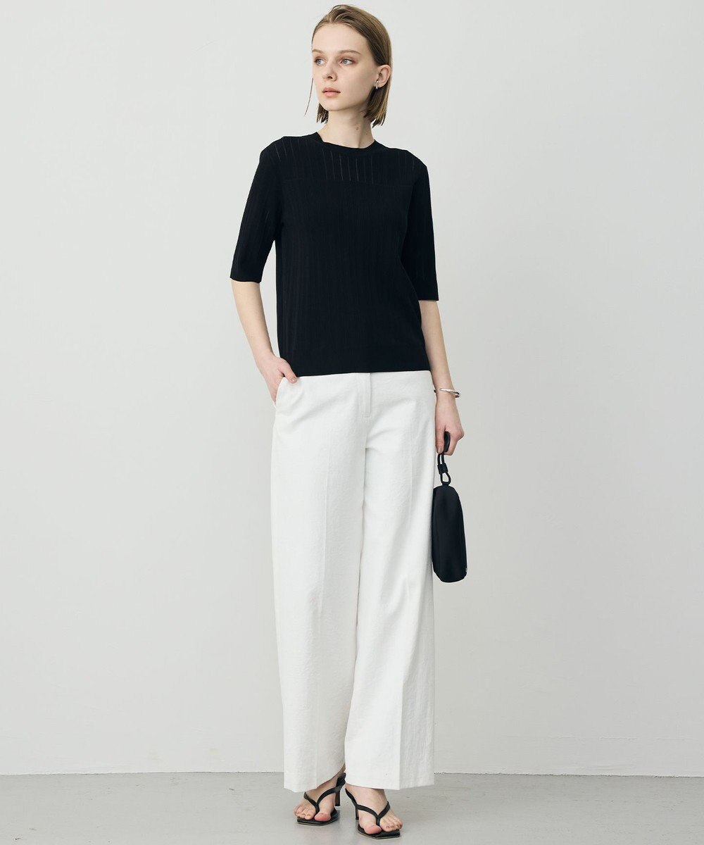 ICB L レースパターン ニット 