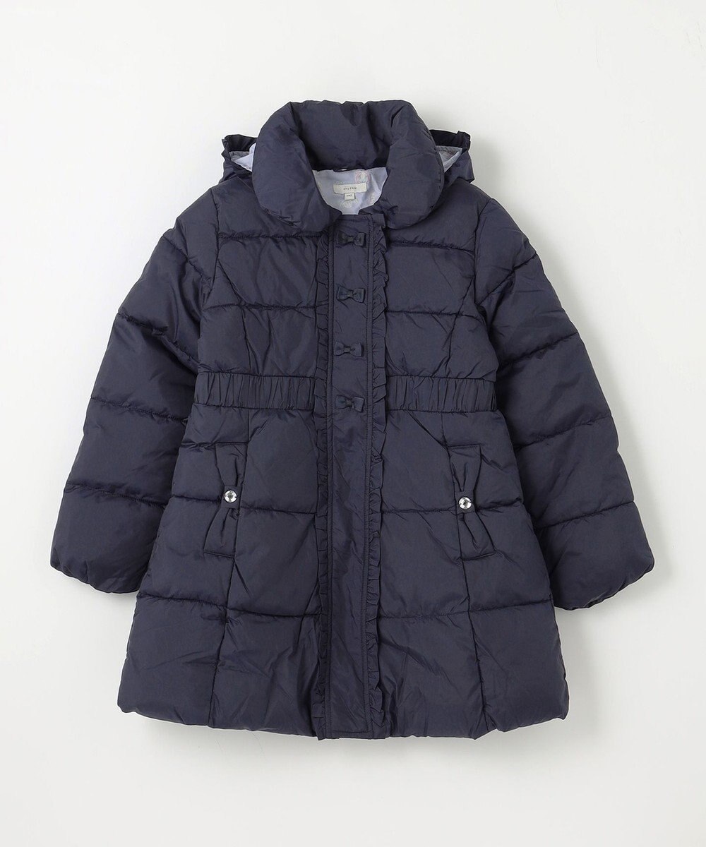 ANY KIDS 【洗濯機OK】中綿 Aライン コート 