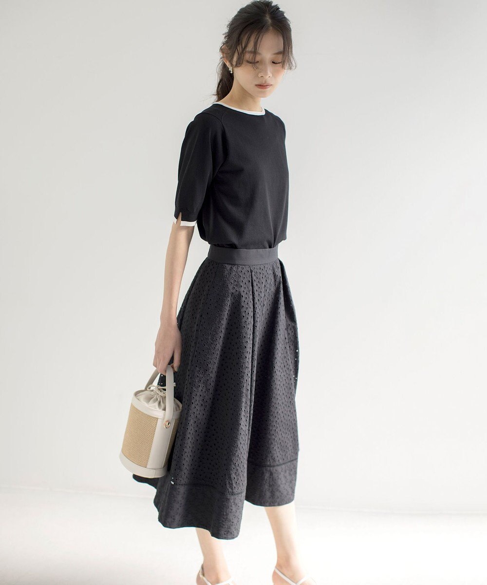 組曲 S エンブロイダリーレース スカート 