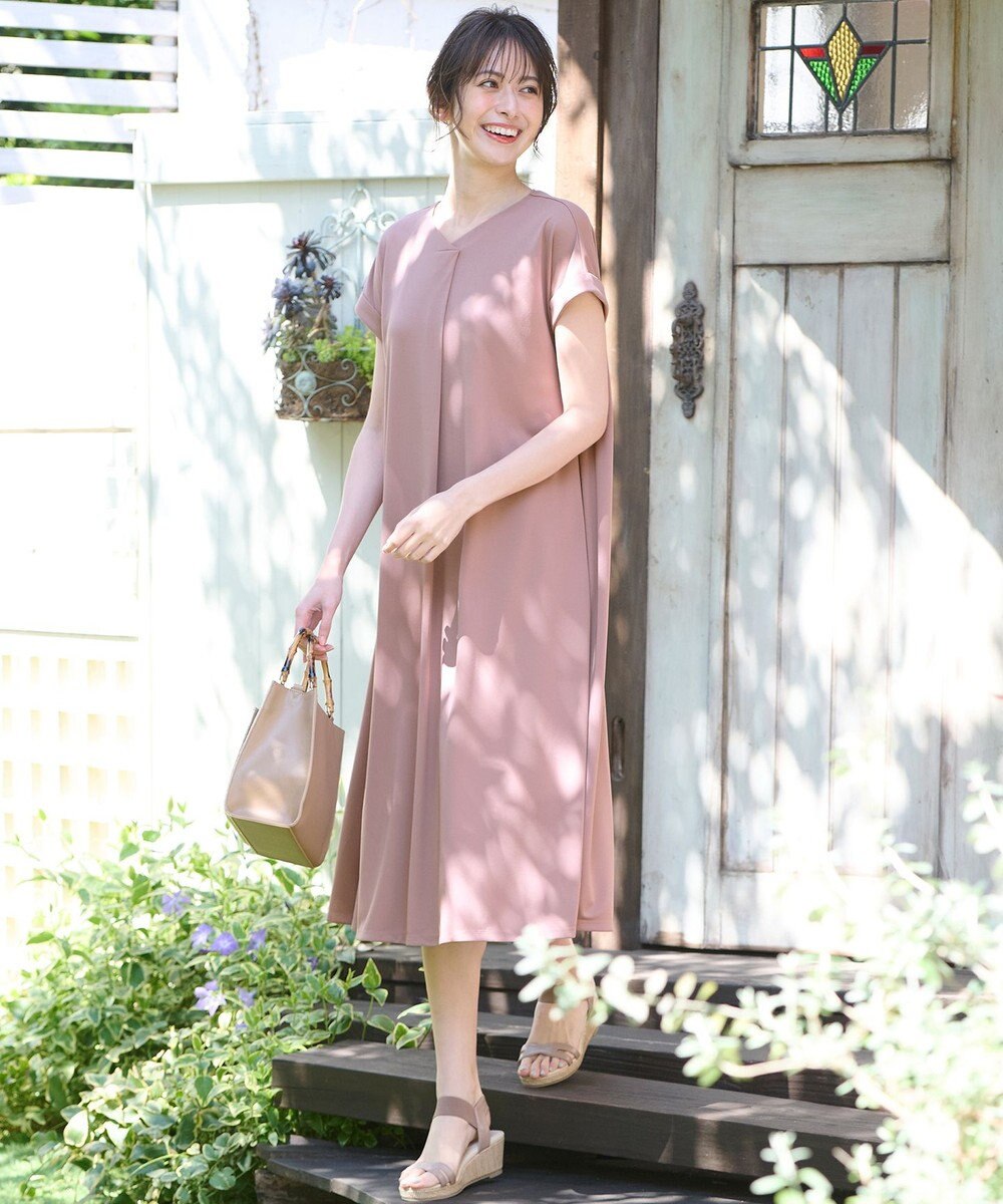 ANY SIS 【WEB・一部店舗限定】フレア ワンピース 