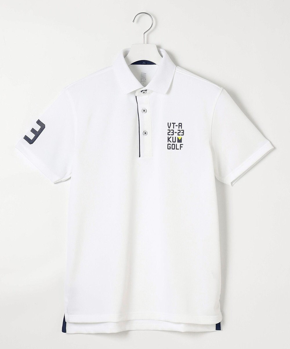 23区GOLF 【MEN】【吸水速乾/UVケア】エイトロックカノコ 半袖ポロシャツ 