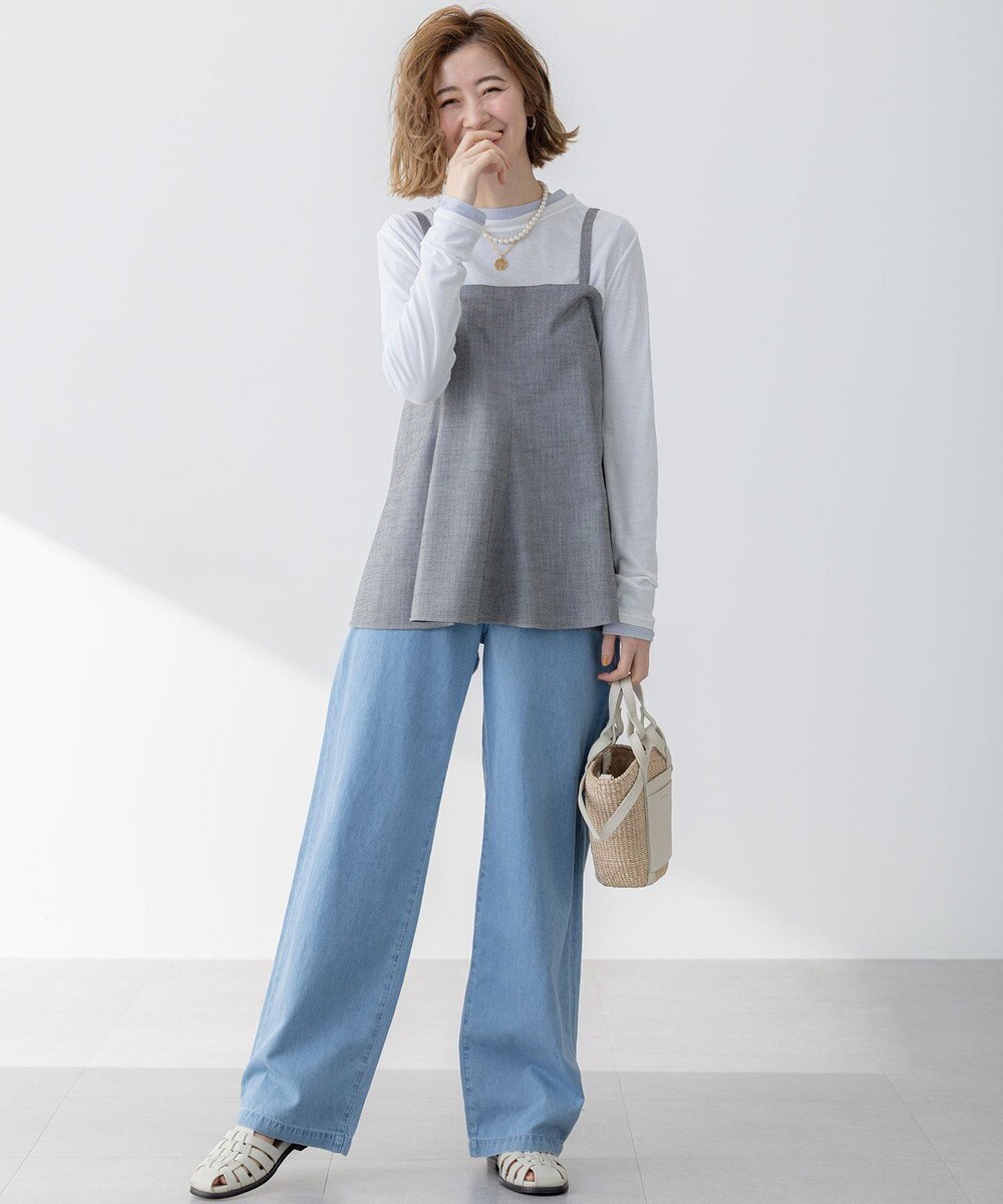 23区 【Oggi5月号掲載/洗える】シアー レイヤード TEE 