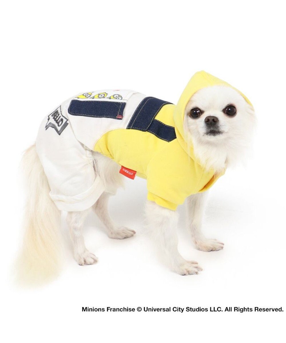 犬 服 春服 ミニオン パンツつなぎ 小型犬 オーバーオール ポケット デニム ペットウェア ドッグウエア ドッグウェア ベビー 超小型犬 小型犬 Pet Paradise ファッション通販 公式通販 オンワード クローゼット