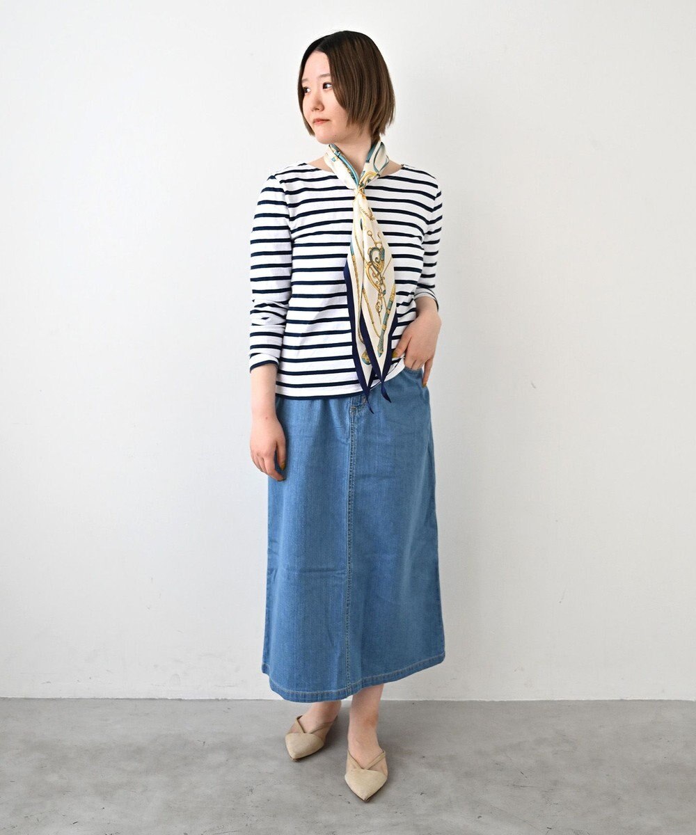 Marca 【 Marcaオリジナル】馬具と鞭 菱形スカーフ シルクツイル 