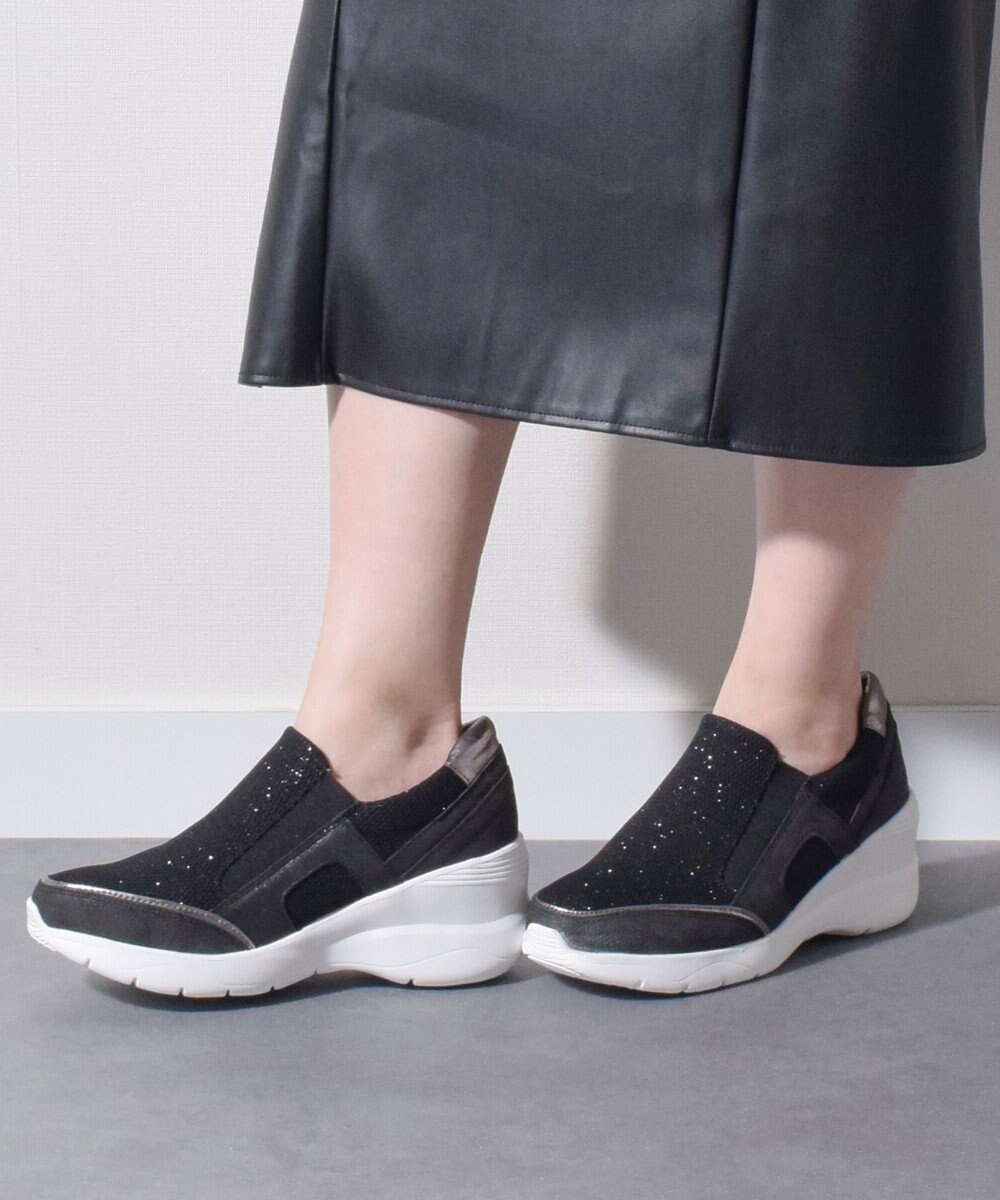 Bridget Birkin 【Round About】ヒールアップスリッポンスニーカー 