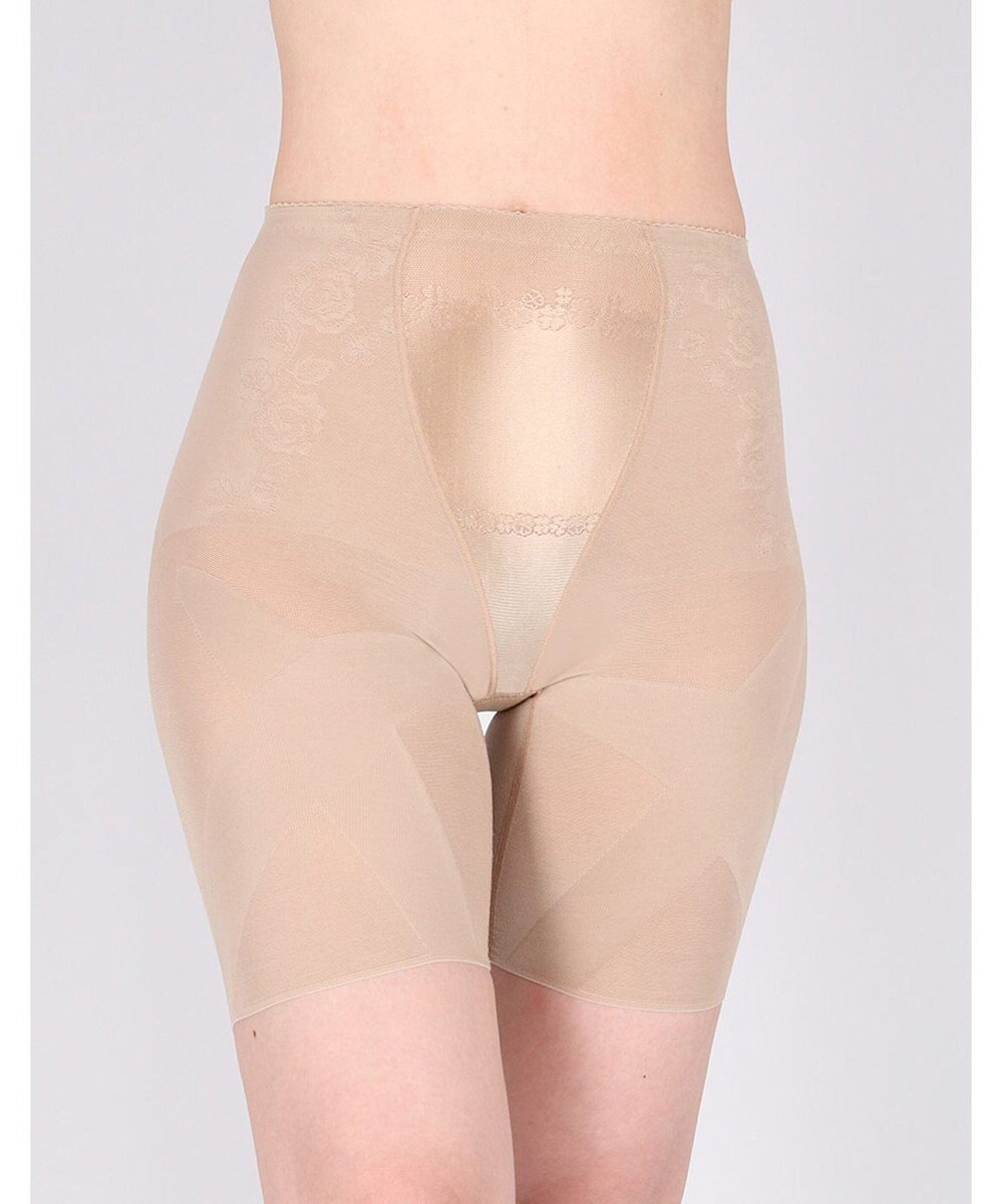 Wing ガードル ロング丈 【スリムアップパンツ】 はいて歩いてエクササイズ KQ0821 ウイング／ワコール 