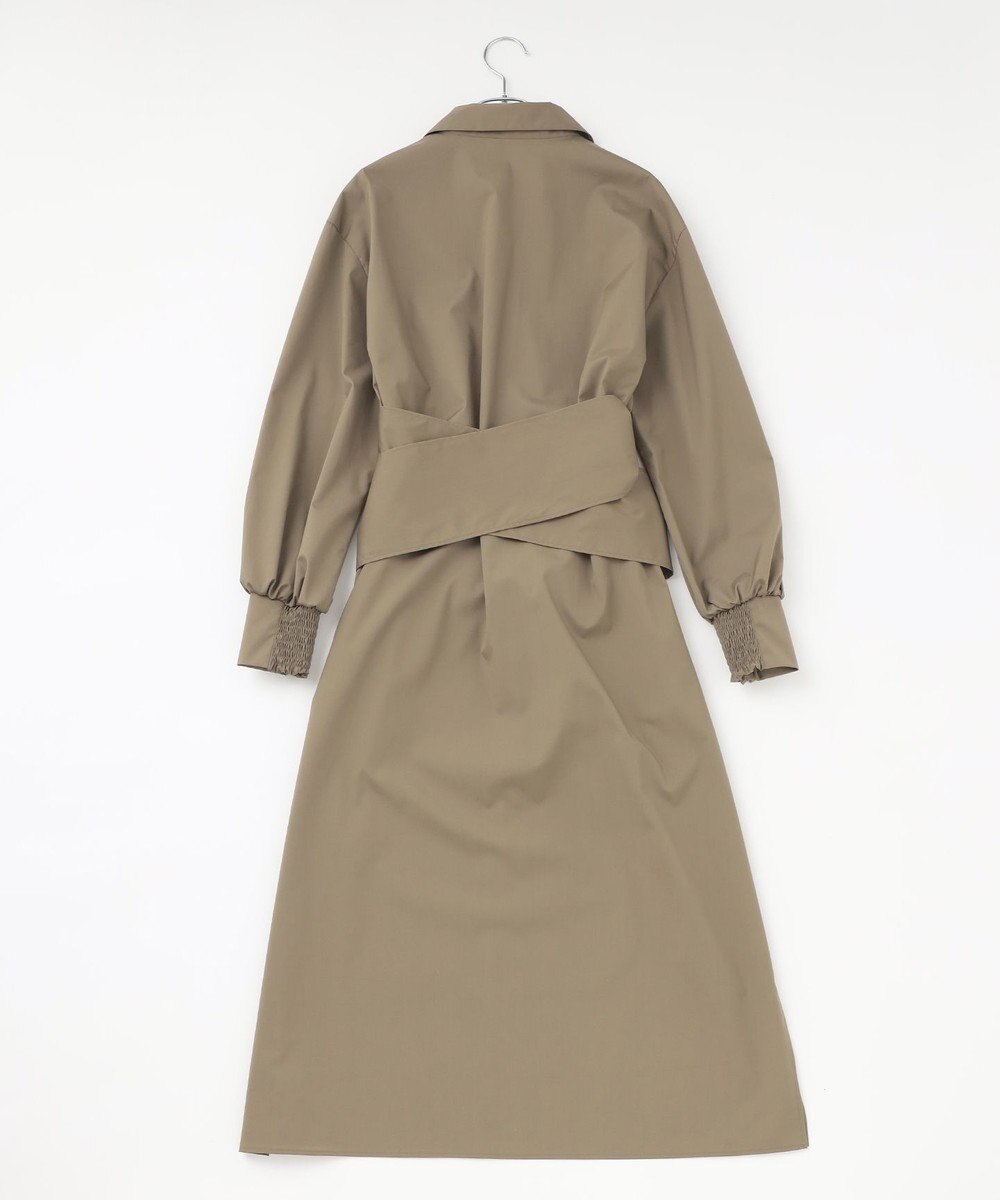 #Newans 【ANSWER for 産前産後ママ】リボン取り外し可能！シャツカラーワンピース 