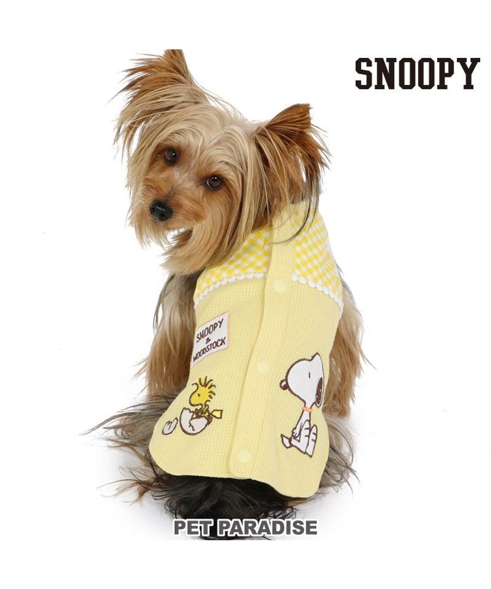 犬の服 犬 スヌーピー ベスト 【小型犬】 ウッドストック, 黄, ４Ｓ