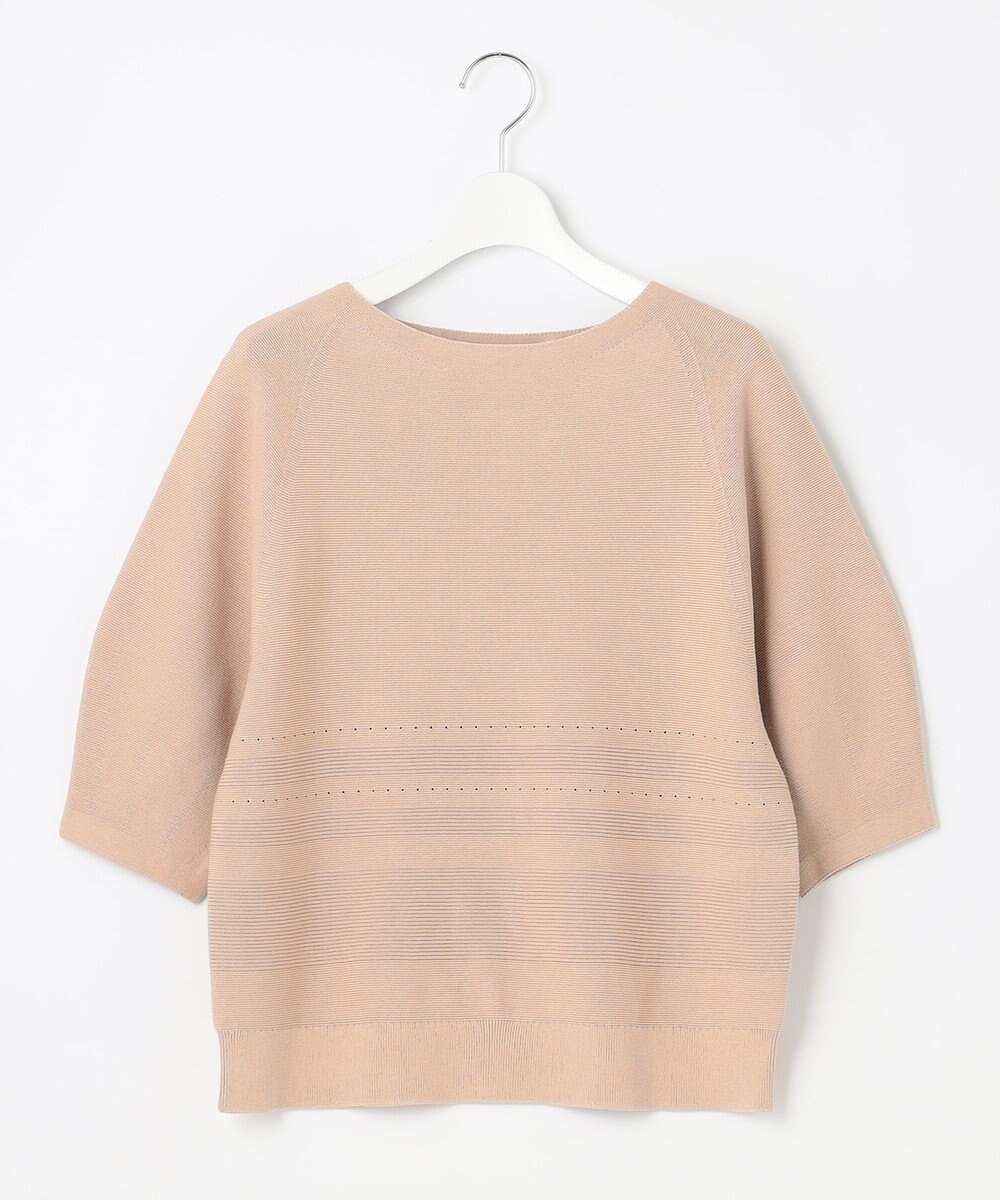 自由区 【XSサイズ～/洗える】ドライタッチホールガーメント ニット 