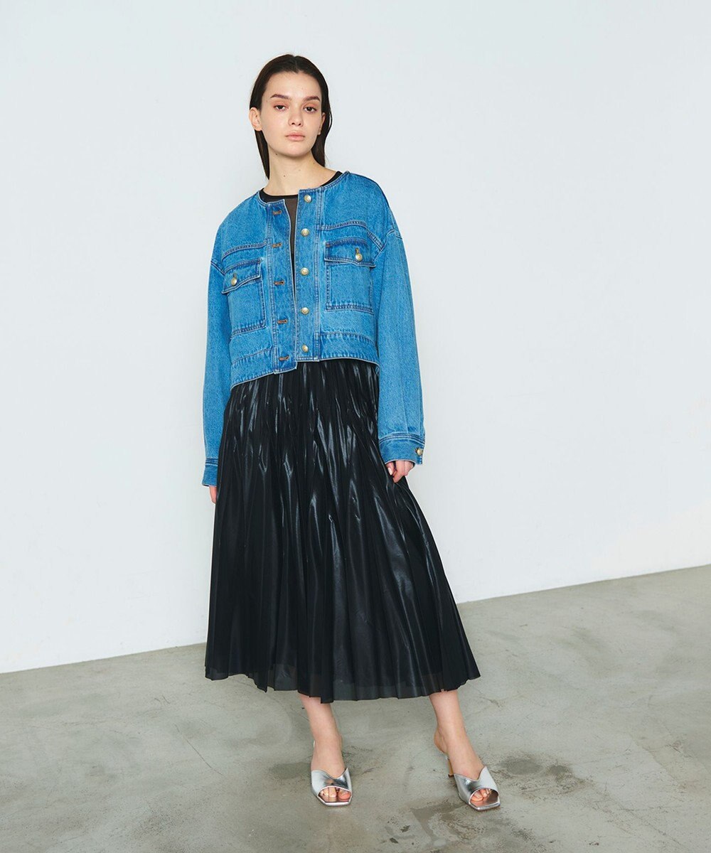 GRACE CONTINENTAL メタル釦デニムジャケット 