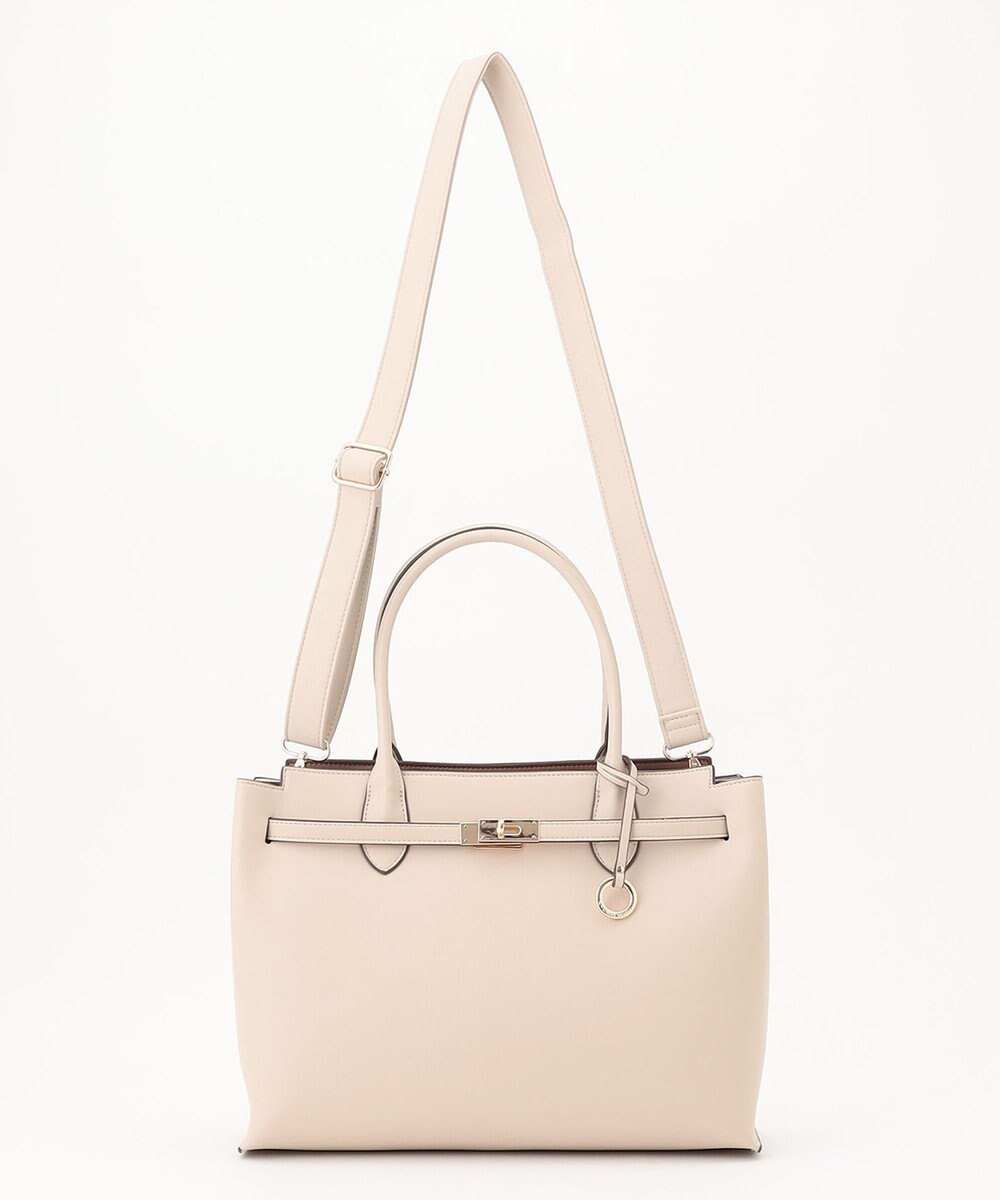 組曲 【A4対応・通勤】ベルトデザイントート バッグ 