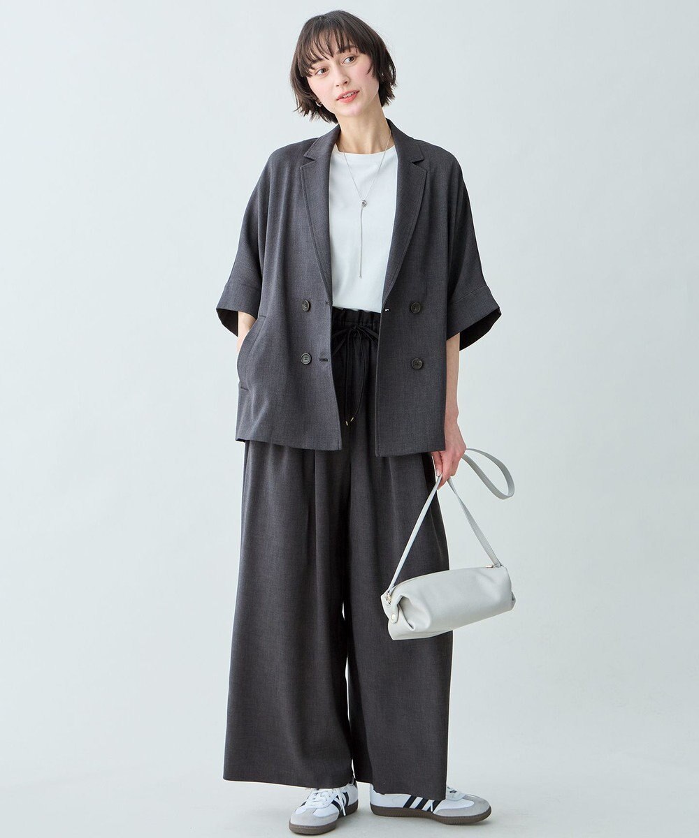 ANY 【セットアップ対応】テックリネンツイードジャケット 